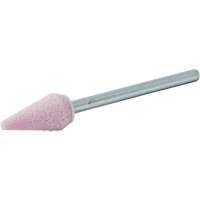 Vitrified Bond Mounted Point, B53, Aluminum Oxide, 5/16" Dia., 5/8" L, 80 Grit Equipment World