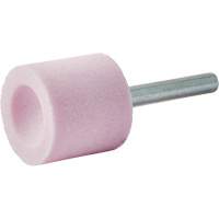 Vitrified Bond Mounted Point, A38, Aluminum Oxide, 1" Dia., 1" L, 80 Grit Equipment World