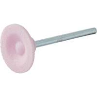 Vitrified Bond Mounted Point, B81, Aluminum Oxide, 3/4" Dia., 3/16" L, 80 Grit Equipment World