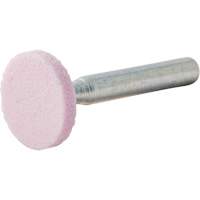 Vitrified Bond Mounted Point, W200, Aluminum Oxide, 3/4" Dia., 1/8" L, 80 Grit Equipment World