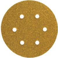 Gold Reserve A296 Paper Hook & Loop Vacuum Disc, 5" Dia., P220/Fine Grit, Aluminum Oxide, C-Weight Equipment World