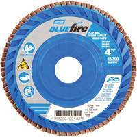 BlueFire&reg; Medium Grade Flap Disc, 4-1/2" x 7/8", Type 27, 60 Grit, Zirconia Alumina Equipment World