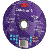 Cubitron 3 Cut-Off Wheel, 6" x 0.045", Type T27, Ceramic, 10200 RPM Equipment World