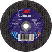 Meule &agrave; tronçonner Cubitron 3, 4" x 0,035", Arbre de 3/8", Type T1, C&eacute;ramique, 21000 Tr/min Equipment World