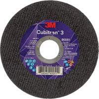 Meule &agrave; tronçonner Cubitron 3, 4-1/2" x 0,04", Arbre de 7/8", Type T1, C&eacute;ramique, 13 300 Tr/min Equipment World