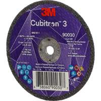 Meule &agrave; tronçonner Cubitron 3, 3" x 0,035", Arbre de 1/4", Type T1, C&eacute;ramique, 21000 Tr/min Equipment World