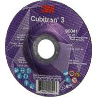 Cubitron 3 Cut-Off Wheel, 4-1/2" x 0.045", 7/8" Arbor, Type T27, Ceramic, 13300 RPM Equipment World