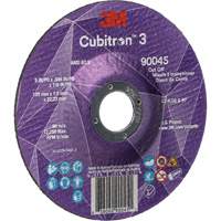 Cubitron™ 3 Cut-Off Wheel, 5" x 0.045", 7/8" Arbor, Type T27, Ceramic, 12250 RPM NY551 | Equipment World
