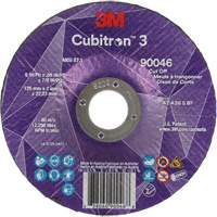 Cubitron 3 Cut-Off Wheel, 5" x 0.09", 7/8" Arbor, Type T27, Ceramic, 12250 RPM Equipment World