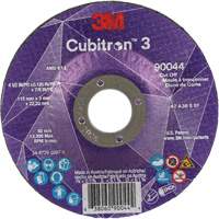 Cubitron 3 Cut-Off Wheel, 4-1/2" x 1/8", 7/8" Arbor, Type T27, Ceramic, 13300 RPM Equipment World
