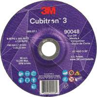 Cubitron 3 Cut-Off Wheel, 6" x 0.045", 7/8" Arbor, Type T27, Ceramic, 10200 RPM Equipment World