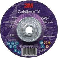 Cubitron 3 Cut-Off Wheel, 4-1/2" x 0.09", 5/8"-11 Arbor, Type T27, Ceramic, 13300 RPM Equipment World