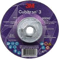 Cubitron 3 Cut-Off Wheel, 4-1/2" x 0.045", 5/8"-11 Arbor, Type T27, Ceramic, 13300 RPM Equipment World