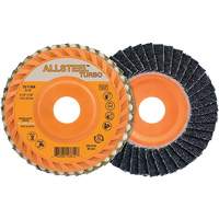 ALLSTEEL™ Turbo Flap Disc, 4-1/2" x 5/8"-11, 40 Grit, Zirconia Alumina NY571 | Equipment World