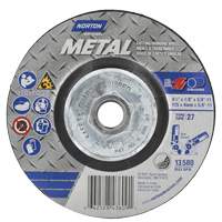Metal Grinding & Cutting Wheel, 4-1/2" x 1/8", 5/8"-11 Arbor, Type 27, Aluminum Oxide Equipment World