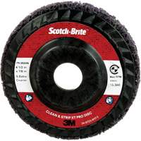 Disque Clean and Strip XT Pro XO-DC Scotch-Brite, 4-1/2" dia., Grain Extra grossier, Carbure de silicium Equipment World