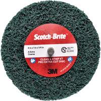 Disque Clean and Strip XT Pro Extra Cut Disc XC-DC Scotch-Brite, 4" dia., Grain Extra grossier, Oxyde d'aluminium Equipment World