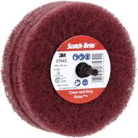 Scotch-Brite Roloc Plus General Purpose Scuffing Wheel, 4" Dia. Equipment World