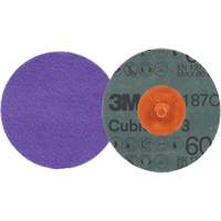 Disque en fibre Roloc Cubitron 3, 2" dia., Grain 60+, C&eacute;ramique Equipment World