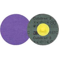 Cubitron 3 Roloc Fibre Disc, 2" Dia., 80+ Grit, Ceramic Equipment World