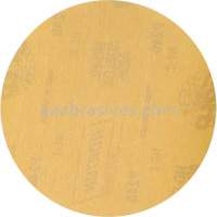 No-Fil Adalox Gold Reserve Hook & Loop Sanding Disc, 5" Dia., P320 Grit, Aluminum Oxide Equipment World