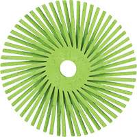 Scotch-Brite Type A Precision Radial Bristle Brush PN-RB, Ceramic, 50+ Grit, 3" Dia. Equipment World