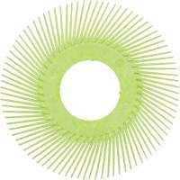 Scotch-Brite Type A Precision Radial Bristle Brush PN-RB without Adapter, Ceramic, 50+ Grit, 6" Dia. Equipment World