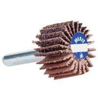 Mini Flap Wheel, Aluminum Oxide, 80 Grit, 1-1/2" x 1-1/2" x 1/4" Equipment World
