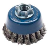 Knotted Wire Cup Brush, 2-3/4" Dia. x 5/8"-11 Arbor Equipment World