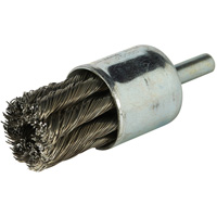 Stem Mounted Knotted Wire Brush, 3/4" Dia. x 1/4" Arbor Equipment World