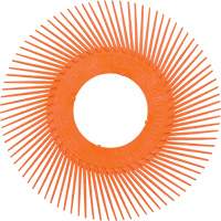 Scotch-Brite Type C Precision Radial Bristle Brush PN-RB without Adapter, Ceramic, 80+ Grit, 7-5/8" Dia. Equipment World