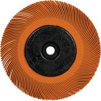 Scotch-Brite Type C Precision Radial Bristle Brush PN-RB with Adapter, Ceramic, 80+ Grit, 6" Dia. Equipment World