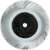 Scotch-Brite Type C Precision Radial Bristle Brush PN-RB with Keyway Core, Ceramic, 120+ Grit, 6" Dia. Equipment World