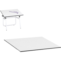 Dessus pour table &agrave; dessin r&eacute;glable Vista, 48" la x 3/4" h, Blanc Equipment World
