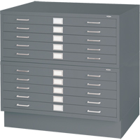 Steel Plan Files, 5 Drawers, 40-3/8" W x 29-3/8" D x 16-1/2" H Equipment World