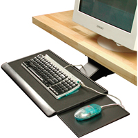 Heavy-Duty Articulating Keyboard Trays With Mouse Platform OB539 | Equipment World