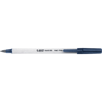 Stylo &agrave; bille Bic Round Stic, Bleu, 0,8 mm Equipment World