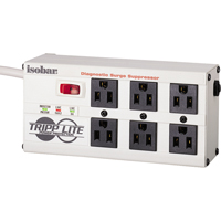 Isobar<sup>®</sup> Premium Surge Suppressors, 6 Outlets, 2850 J, 1440 W, 6' Cord OD752 | Equipment World