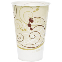 Disposable Cups, Paper, 12 oz., Multi-Colour OE075 | Equipment World