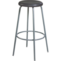 500 Series Stool, Stationary, Adjustable, 20" - 28", Polyurethane Seat, Black Equipment World