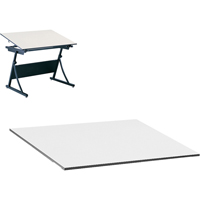 Dessus de table Planmaster, 60" la x 3/4" h, Blanc Equipment World