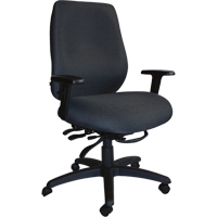 Cierra Heavy Duty Ergonomic Chairs, Fabric, Black, 400 lbs. Capacity Equipment World