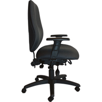Cierra Heavy Duty Ergonomic Chairs, Fabric, Black, 400 lbs. Capacity Equipment World