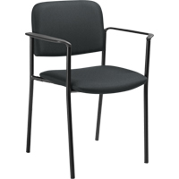 Stacking Chairs, Fabric, 32" High, 300 lbs. Capacity, Charcoal Equipment World