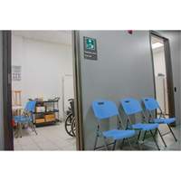 Folding Chair, Polyethylene, Blue, 350 lbs. Weight Capacity OP449 | Equipment World