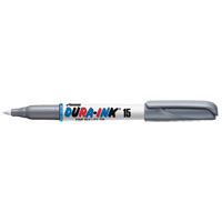 Dura-Ink&reg; #15 Permanent Marker, Fine, Silver Equipment World