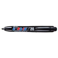 Dura-Ink&reg; #20 Permanent Marker, Fine, Black Equipment World
