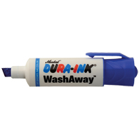 Dura-Ink&reg; WashAway Ink Marker, Chisel, Blue Equipment World