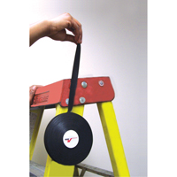 QWIK Fastener Ties, Hook & Loop, 25 yds x 3/4", Self-Grip, Black Equipment World