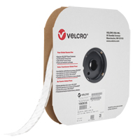Fastener Tape, Hook, 25 yds x 3/4", Adhesive, White Equipment World
